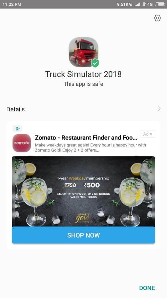 Truck Simulator 2018 : Europe Mod Apk installed