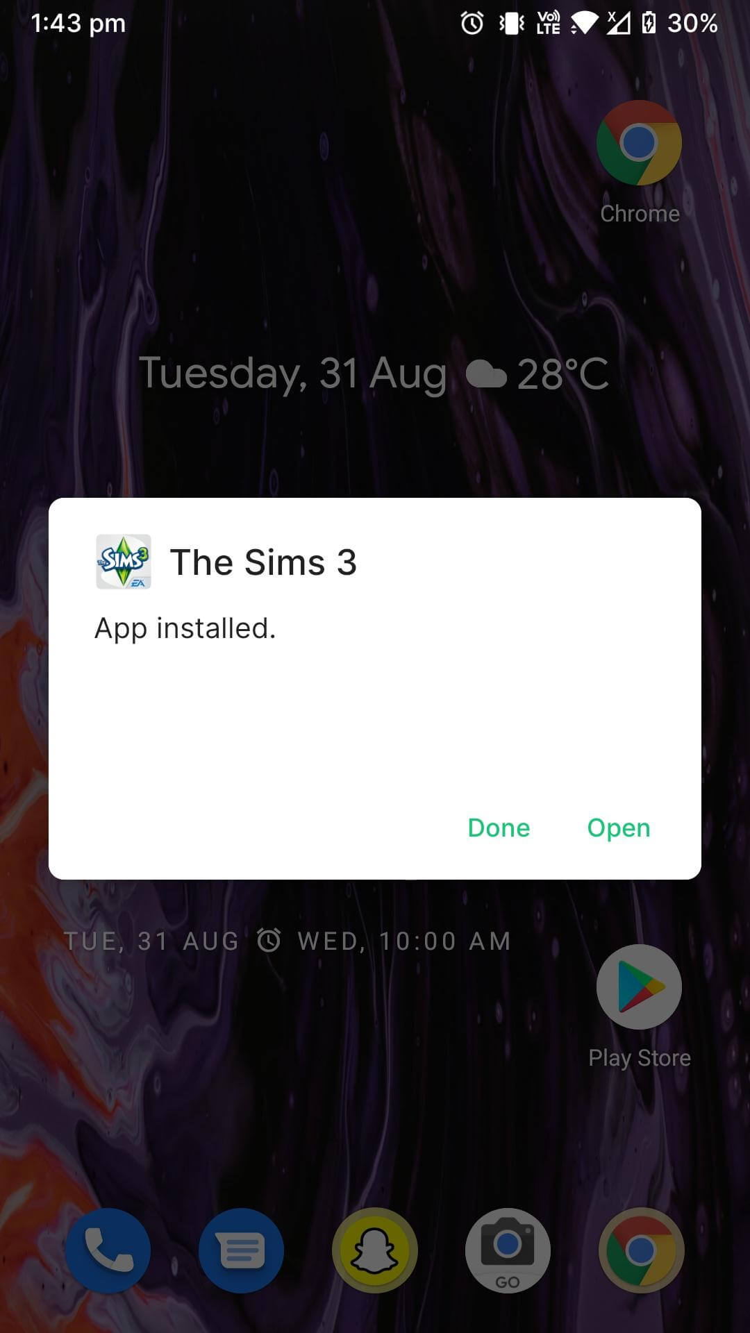 the sims 3 mod apk installed