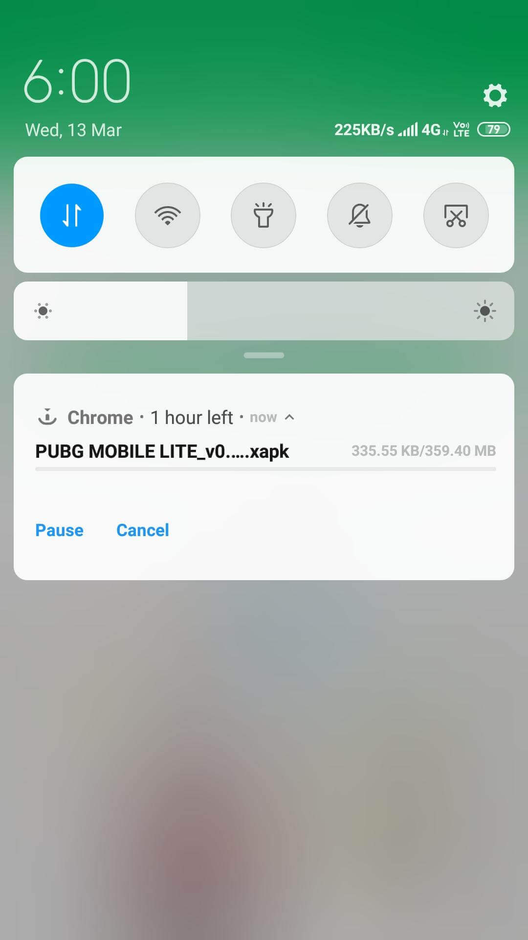 PUBG Mobile Lite Apk downloading started