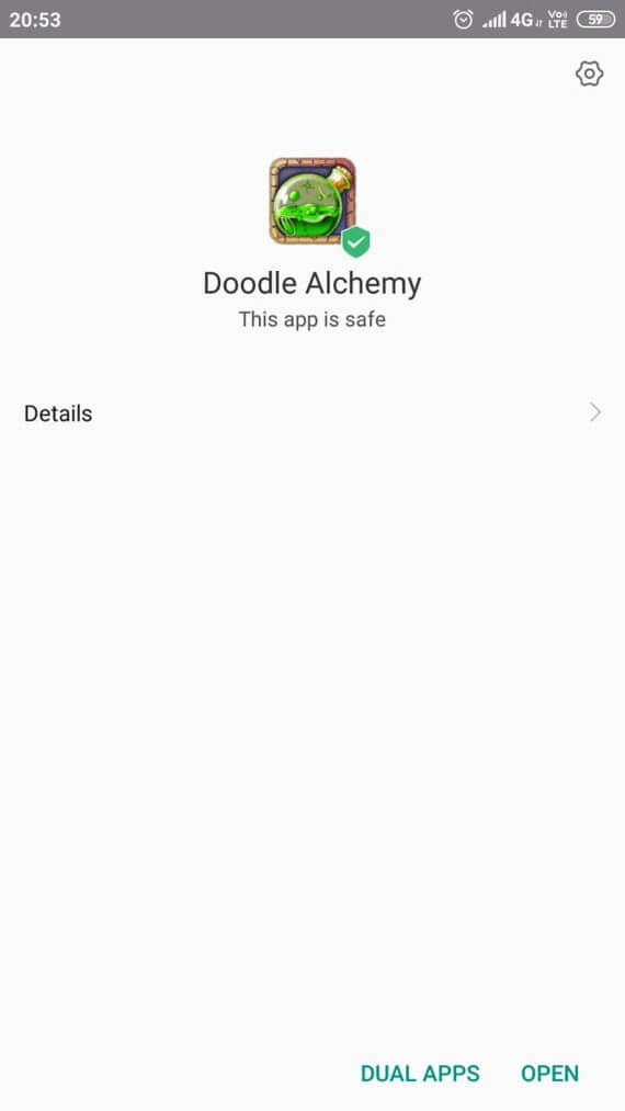 Doodle Alchemy Mod Apk installed