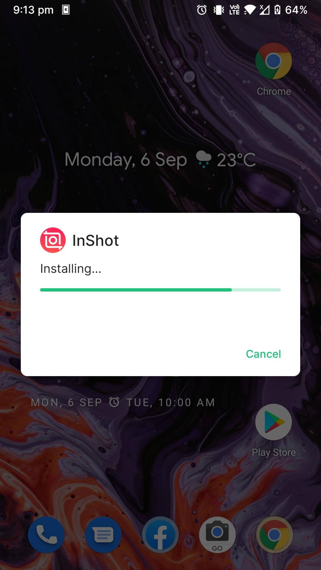 inshot pro apk installing