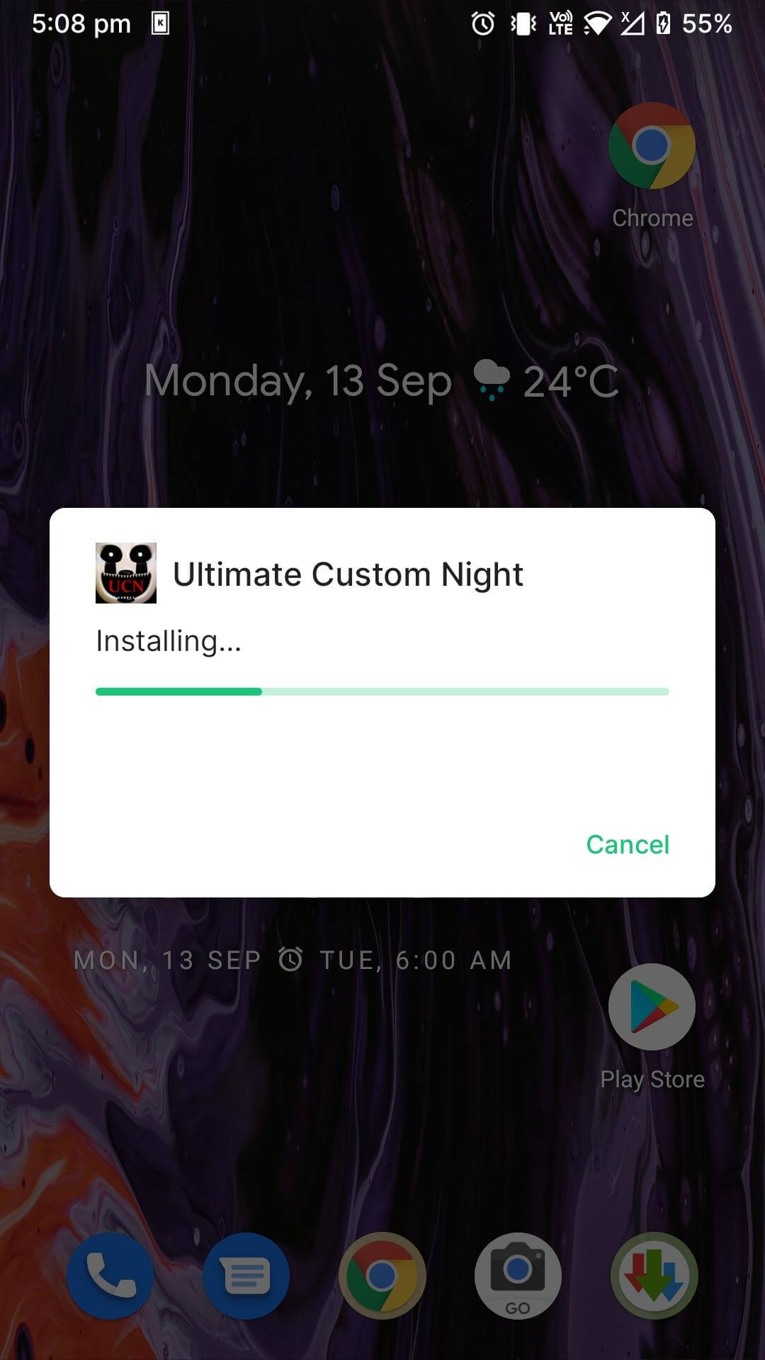 ultimate custom night installing