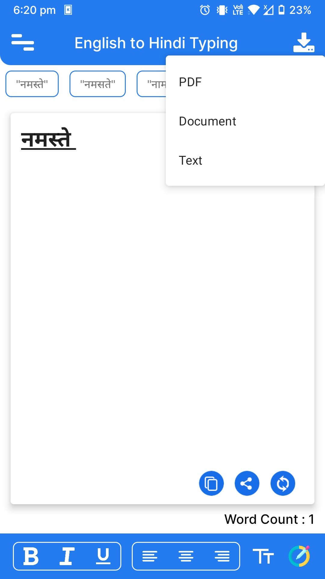 english to hindi typing second