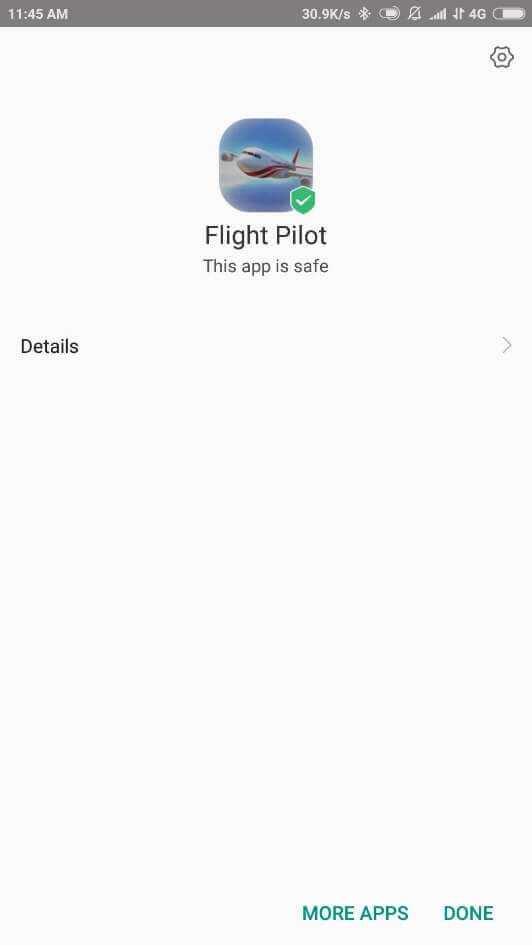 flight pilot mod apk installed