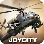 GUNSHIP BATTLE : Logo 3D d'hélicoptère