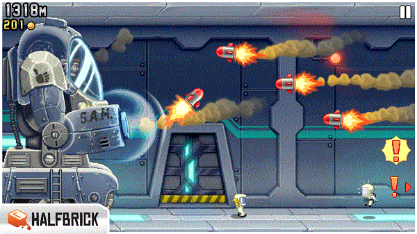 rockets level gameplay screenshot