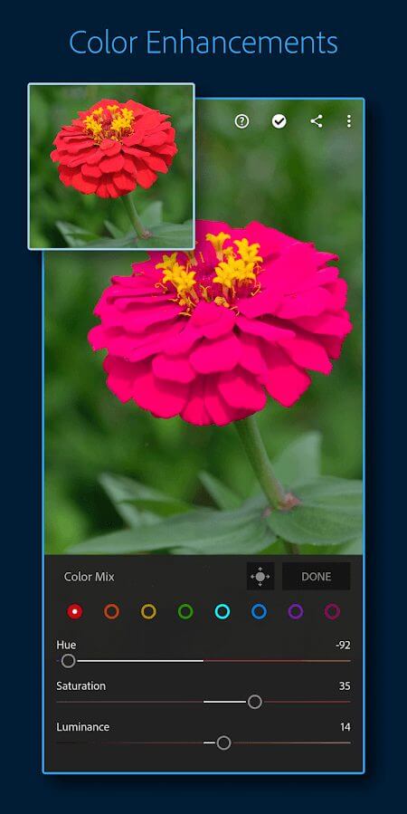 color enhancements
