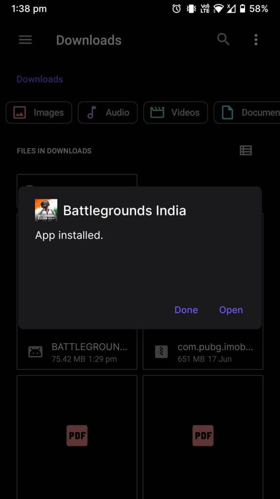 battlegrounds india installed