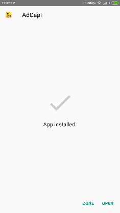 game installed