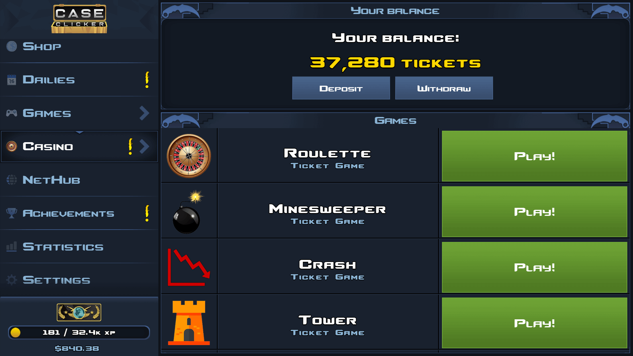 Case Clicker 2 screenshot