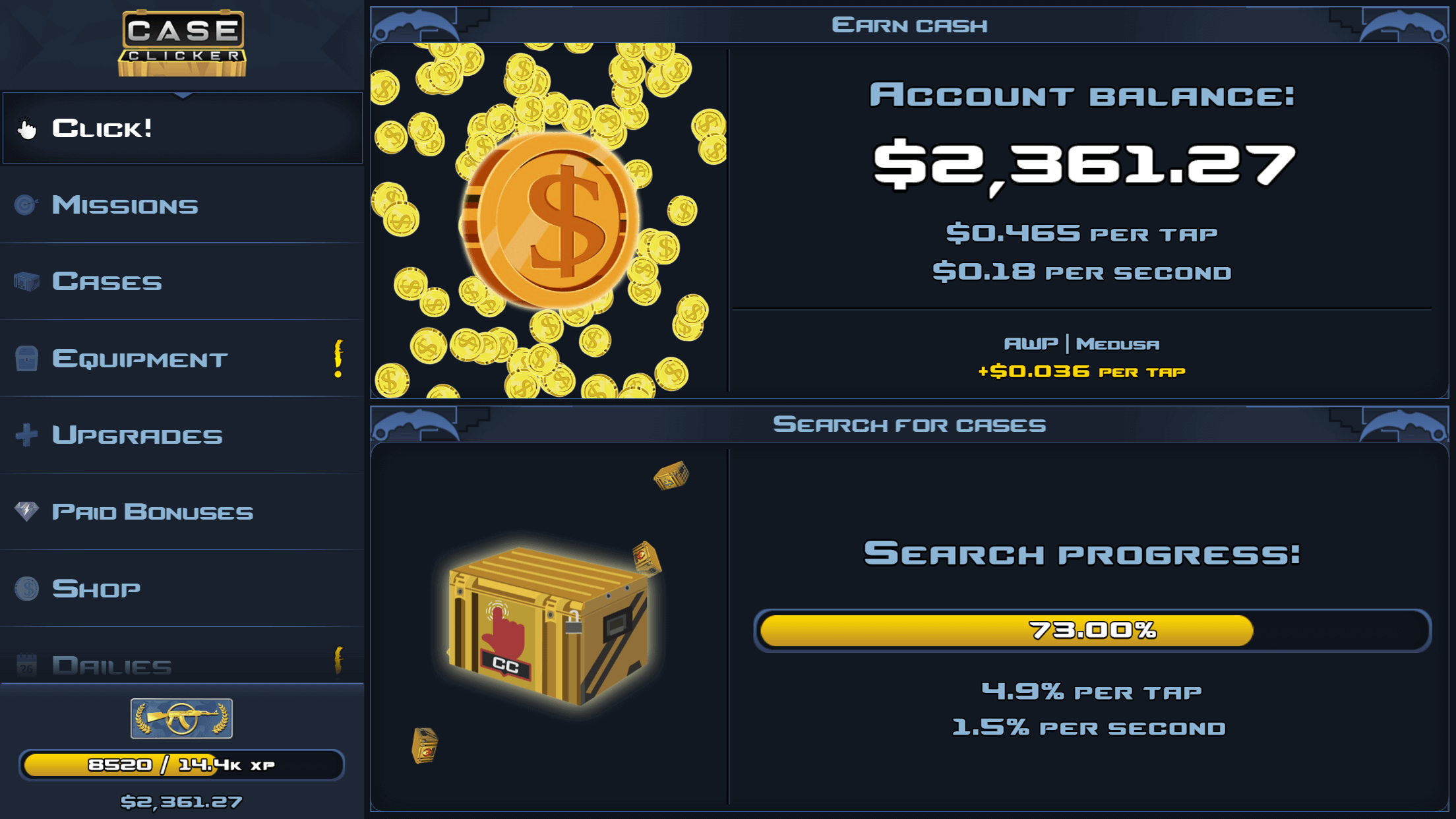 Case Clicker 2 screenshot