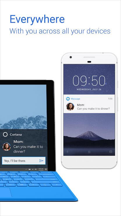 Cortana screenshot