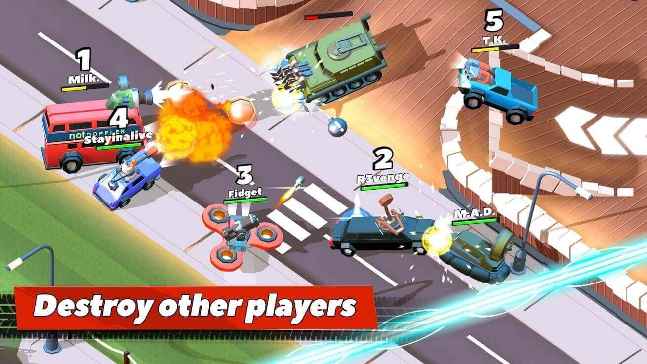 Crash of Cars gameplay third