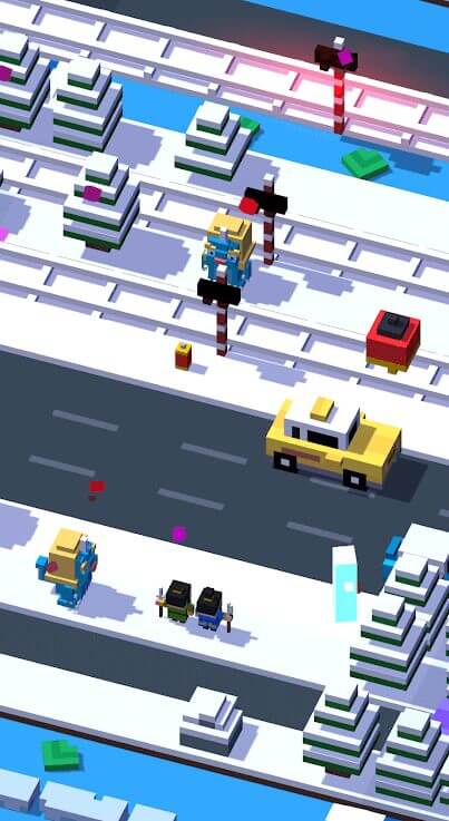 crossy road gameplay second