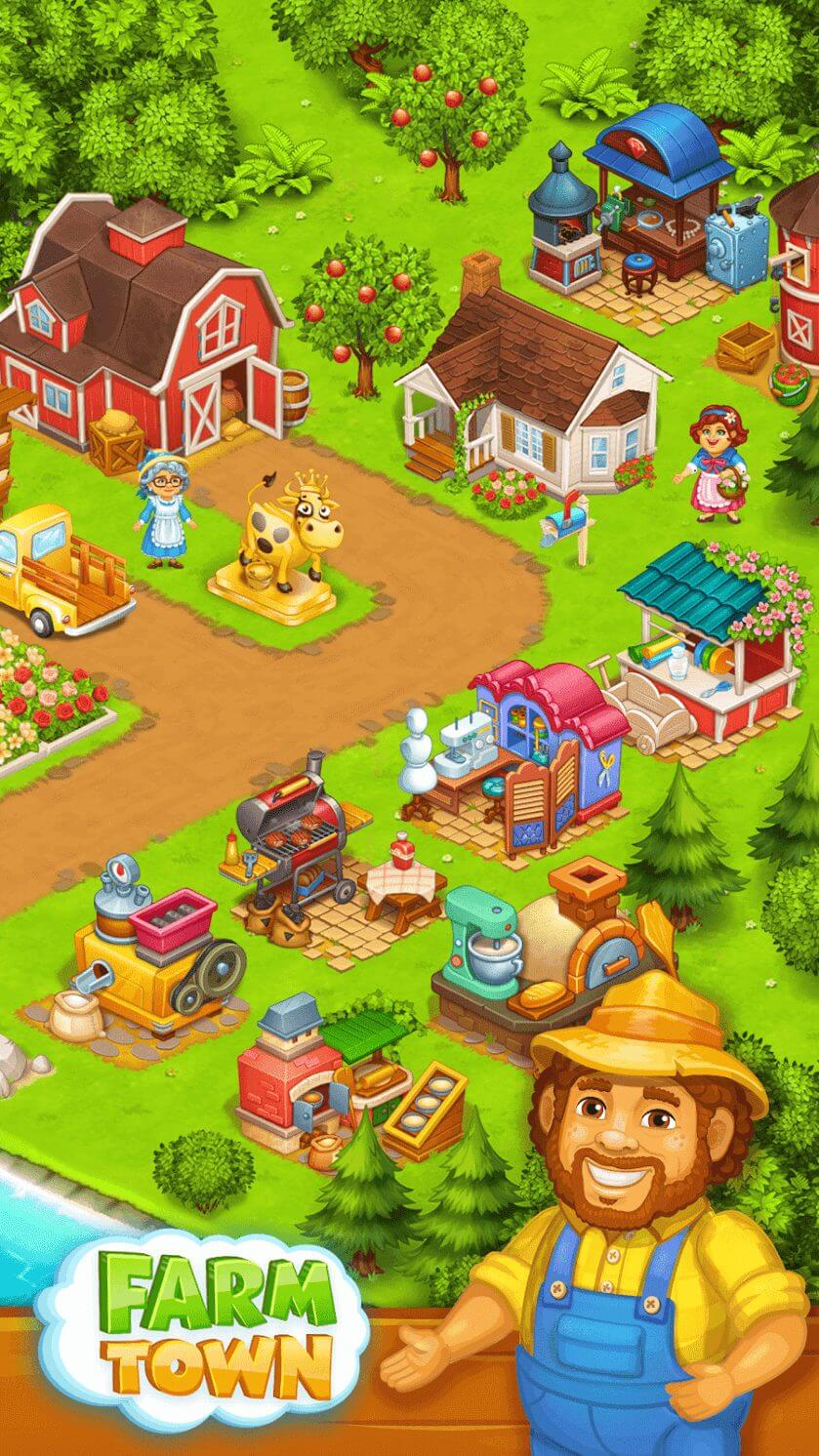 Farm Town gameplay third