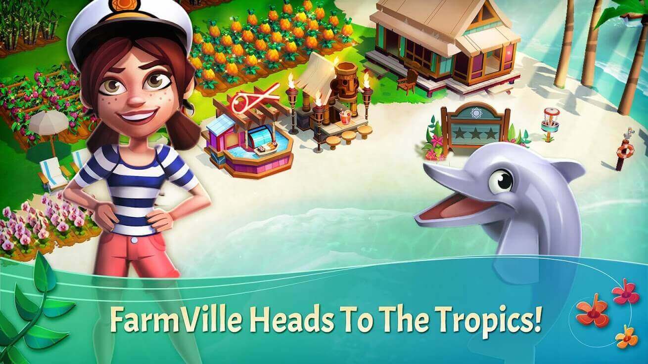 Tangkapan layar Farmville 2: Tropic Escape