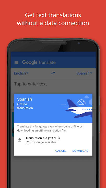 Google Translate screenshot
