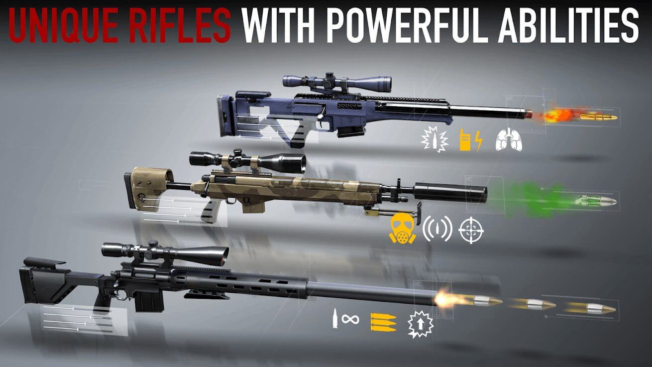 unique rifles with powerful abilities