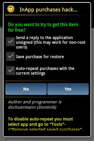 do in-app purchases in lucky patcher step 3