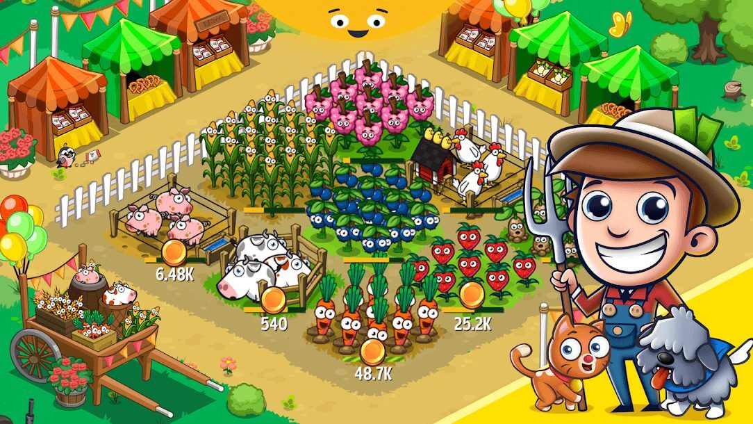 Screenshot van Idle Farming Empire