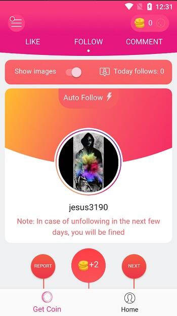InstaUp screenshot