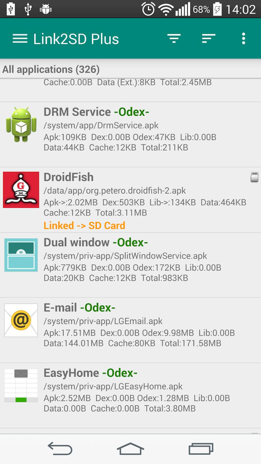 Link2SD screenshot