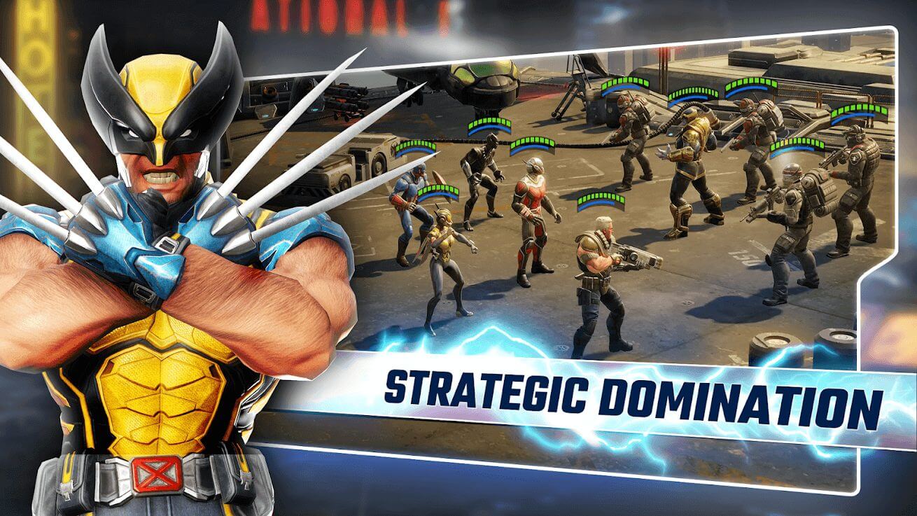marvel strike force gameplay first