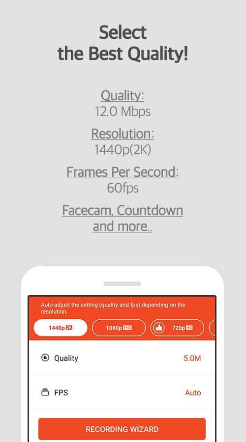 Mobizen screenshot