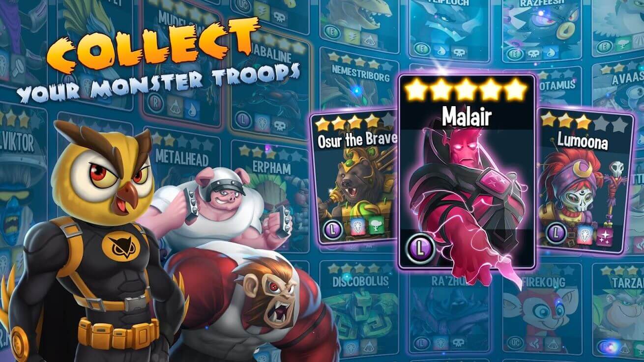 collect your monster troops
