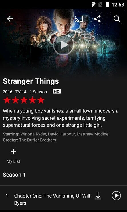 Netfix screenshot