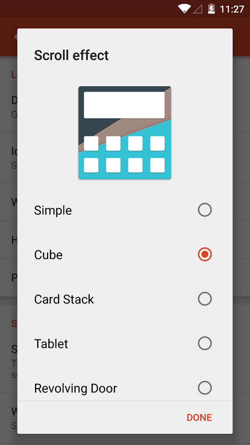 Nova Launcher screenshot
