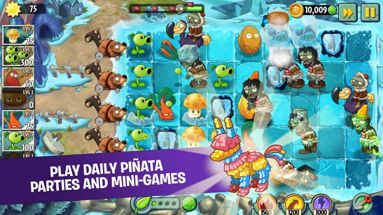 play daily pinata parties and mini-games