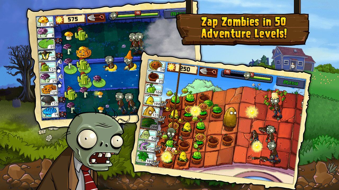 plants vs zombies free gameplay second