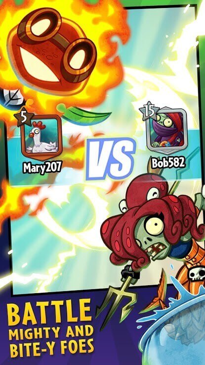 Schermata di Plants vs. Zombies Heroes