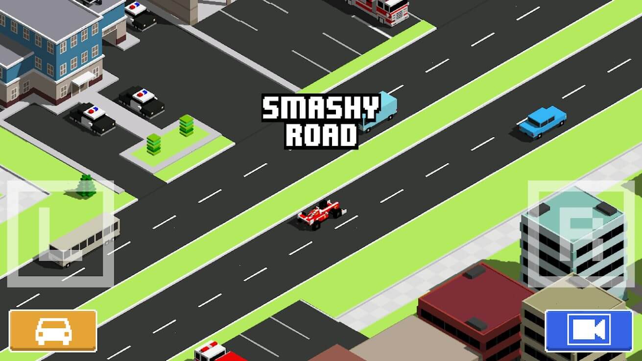 smashy road gameplay second