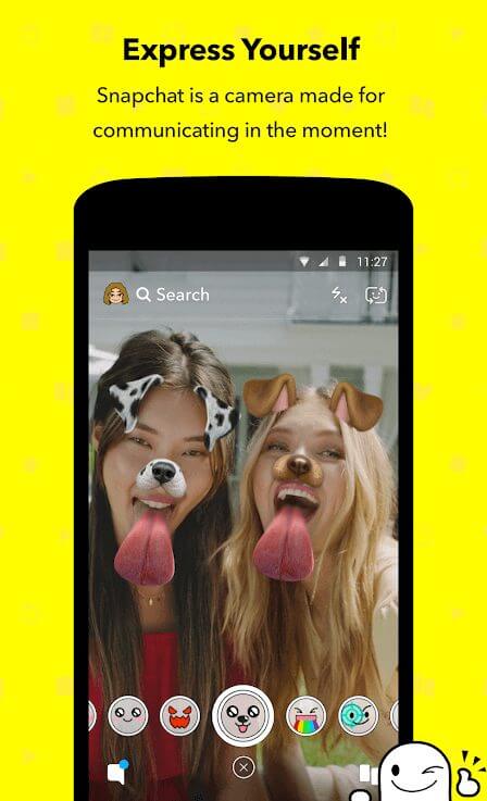 Snapchat first