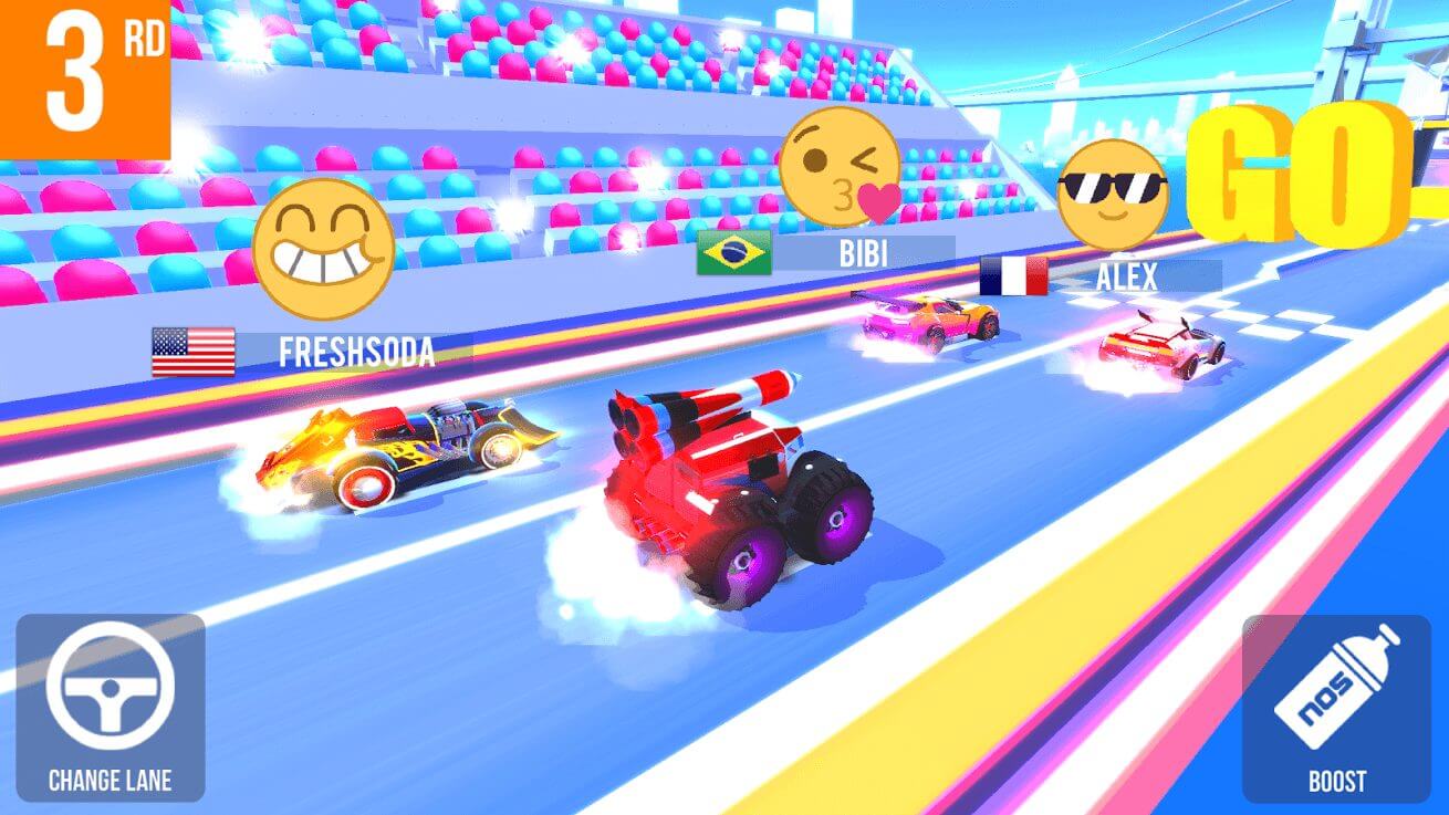sup multiplayer racing gameplay third