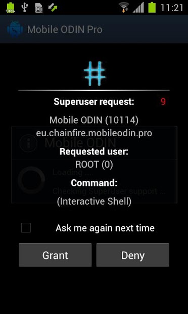 SuperSU screenshot