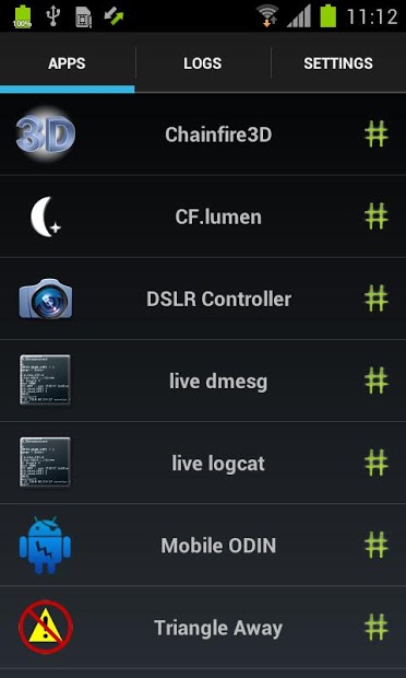 SuperSU screenshot