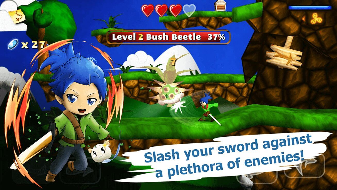 Capture d'écran de Swordigo