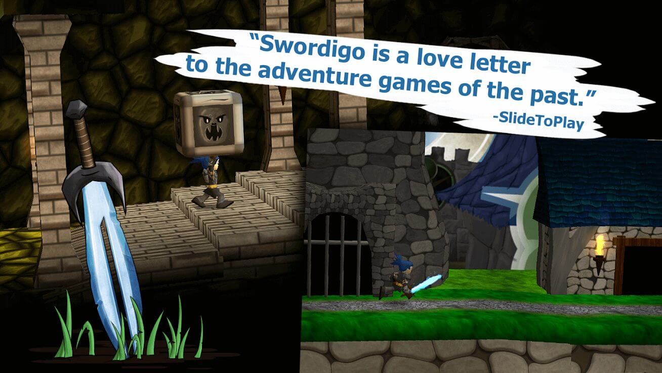 Swordigo gameplay third