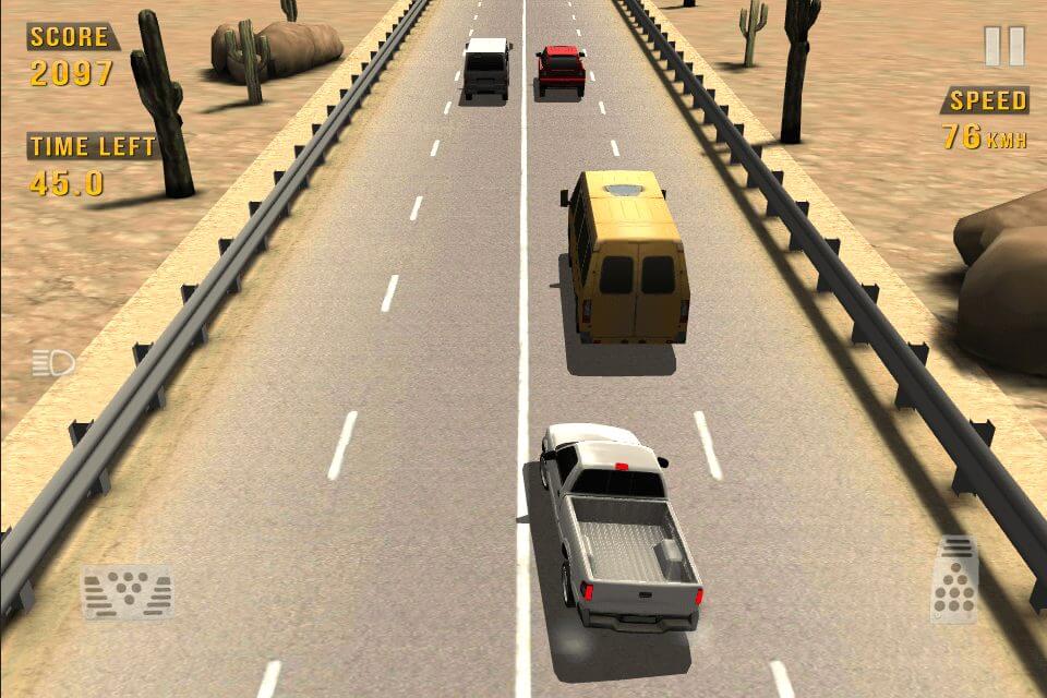 traffic racer gameplay third