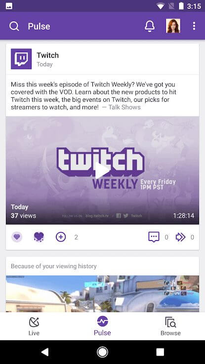 Twitch screenshot