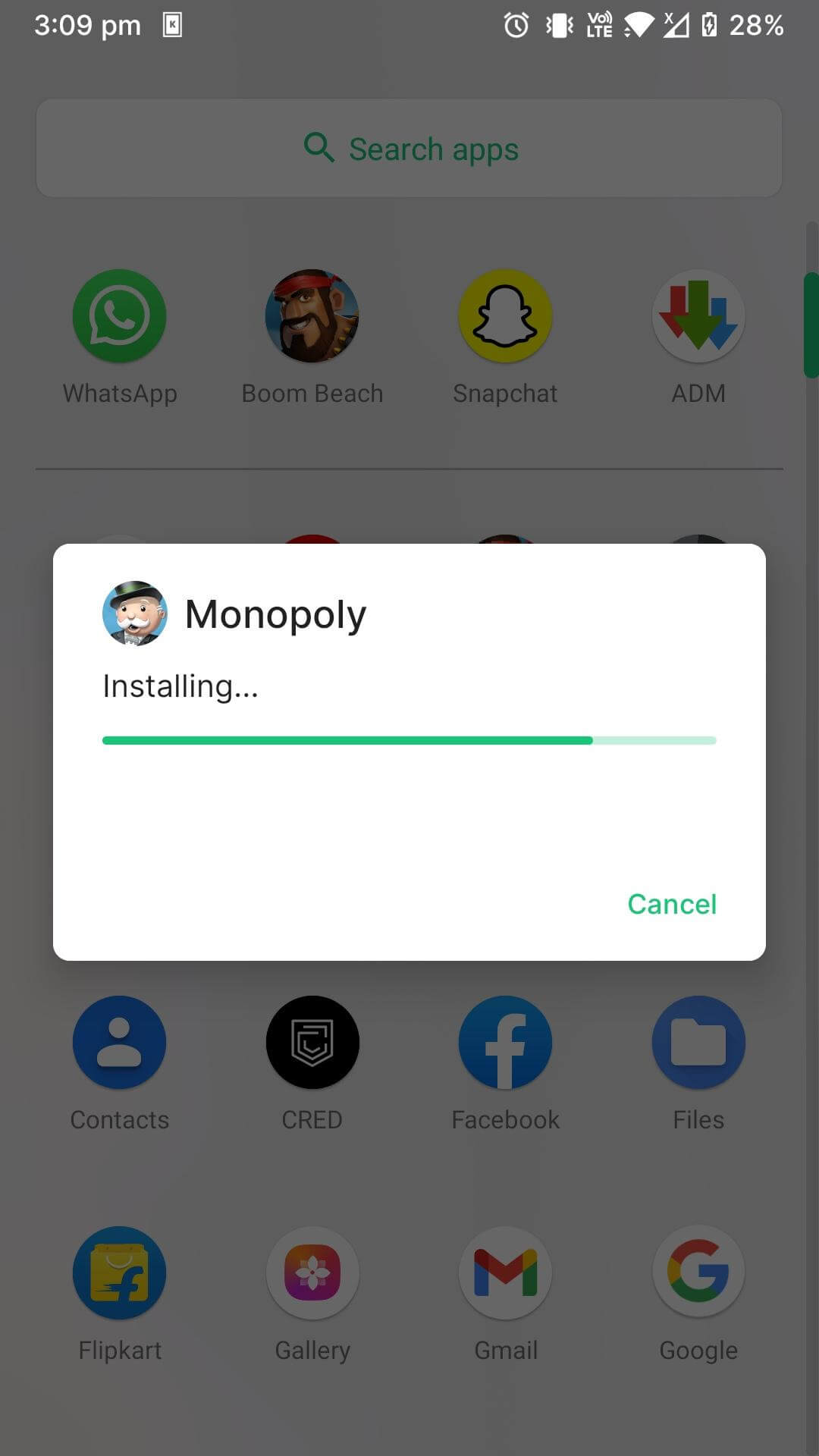 monopoly mod apk installing