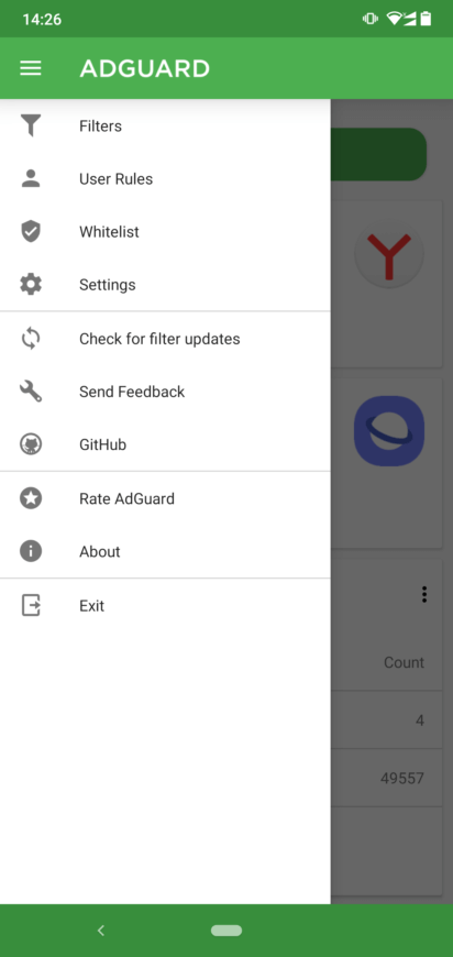 AdGuard screenshot