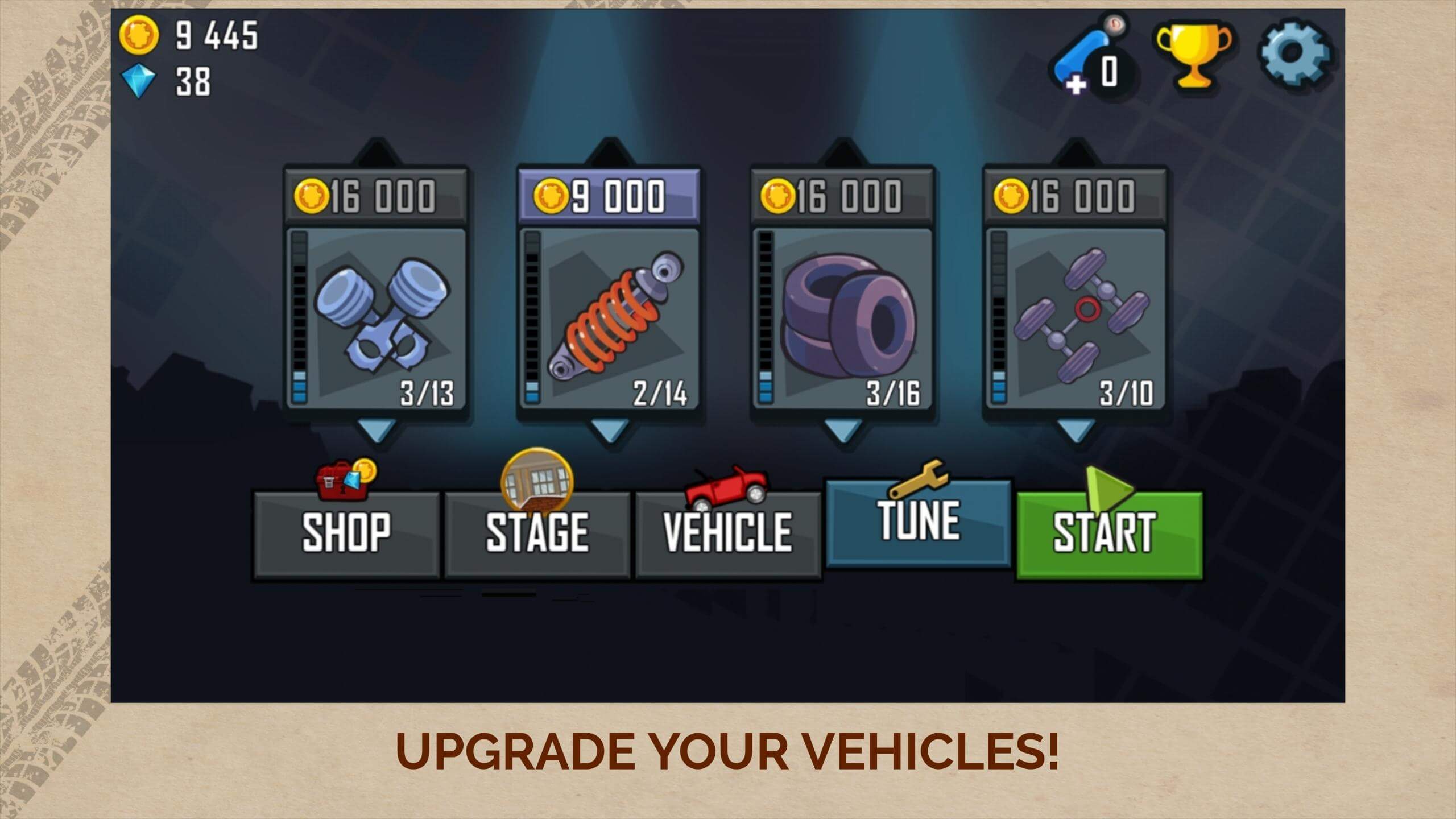Hill Climb Racing screenshot