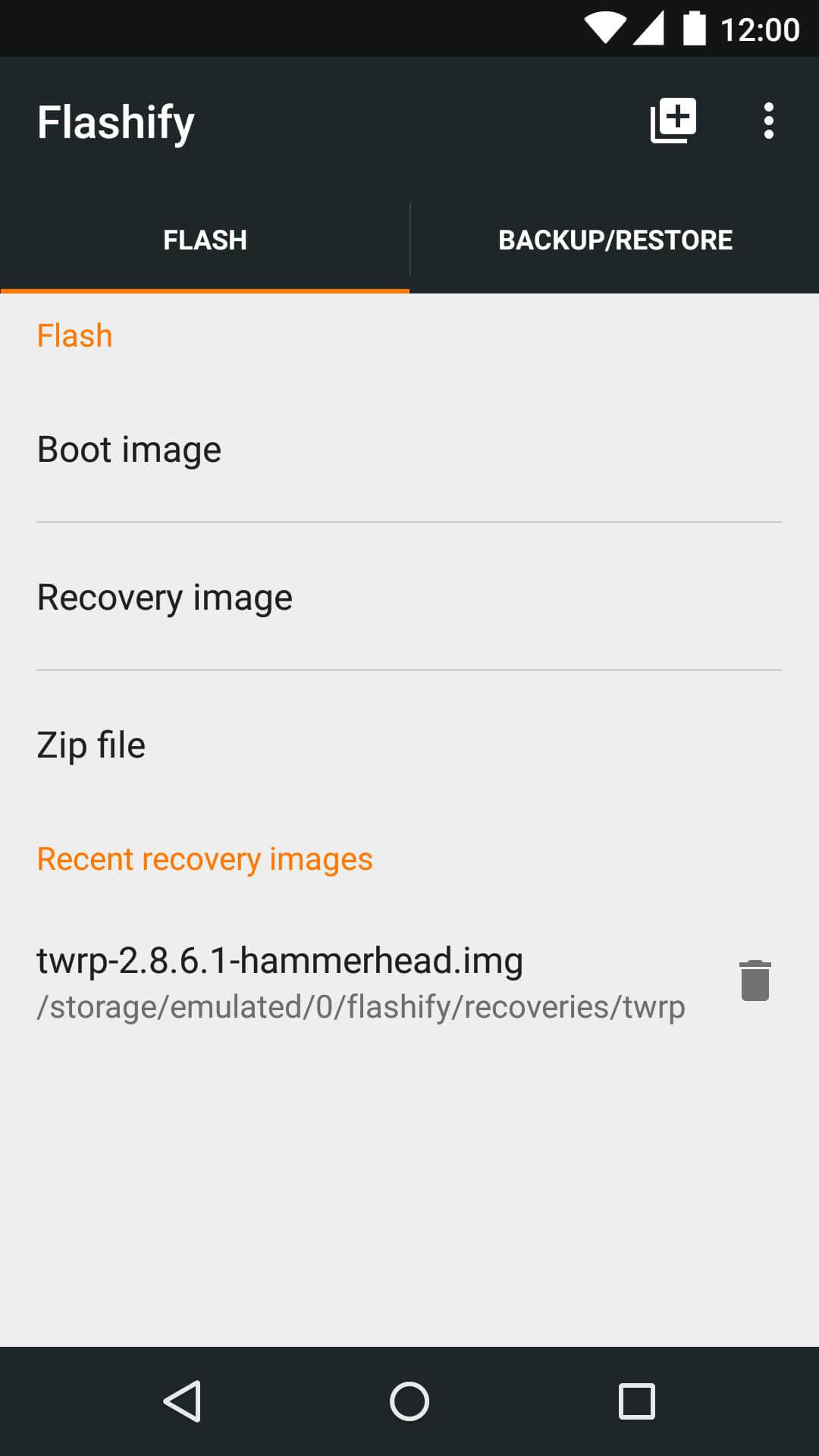 Flashify screenshot