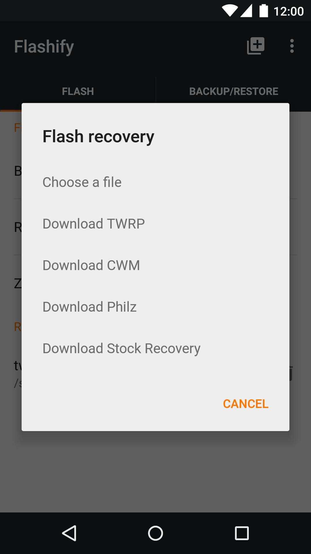 Flashify screenshot
