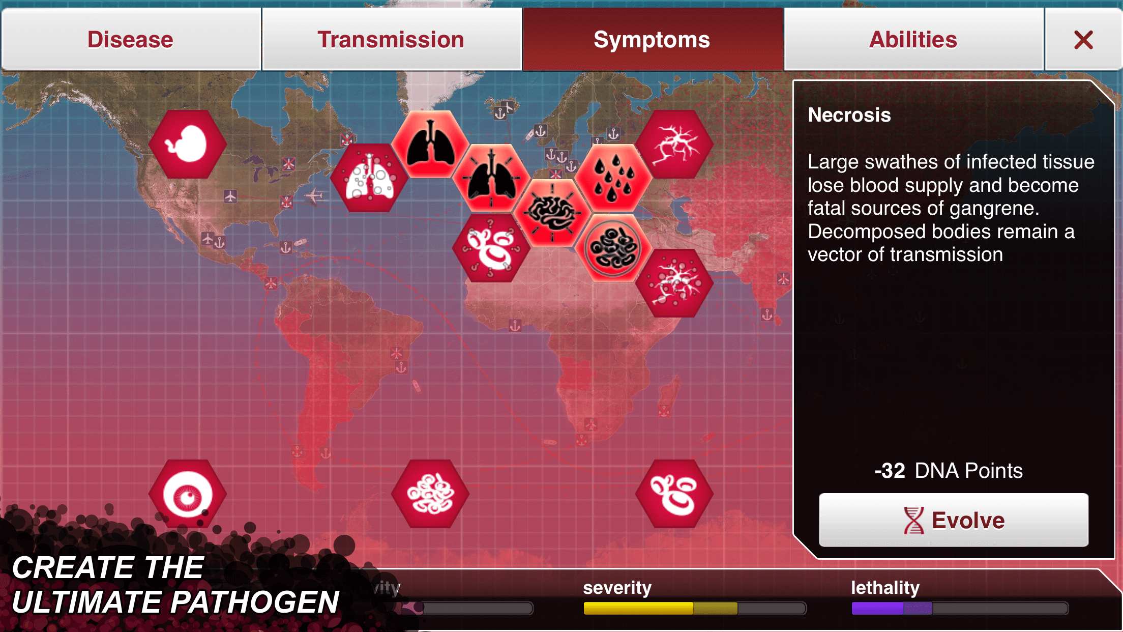 Captura de tela do Plague Inc