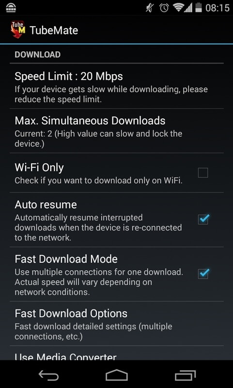 TubeMate screenshot